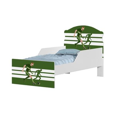 Cama Infantil Atacante Futebol Com Colchão