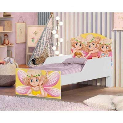 Cama Infantil Passeio Das Fadas Com Colchão