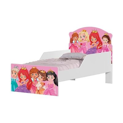 Cama Infantil Turma Das Princesas Com Colchão