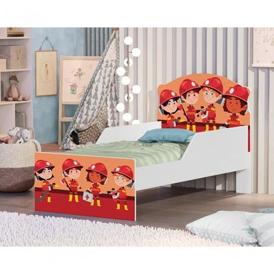 Cama Infantil Astro No Espaço Com Colchão