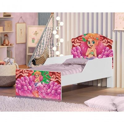 Cama Infantil Sereia No Mar Com Colchão