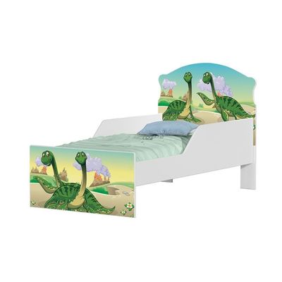 Cama Infantil Dupla Dinos Com Colchão