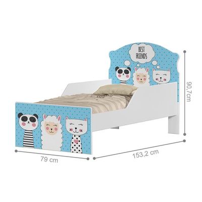 Cama Infantil Amigos Dos Sonhos Com Colchão