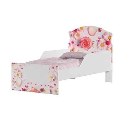 Cama Infantil Roseira Com Colchão