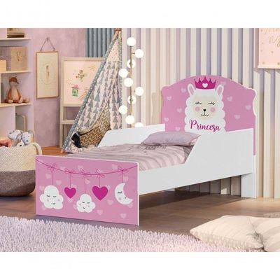 Cama Infantil Sonho Da Lhama Com Colchão