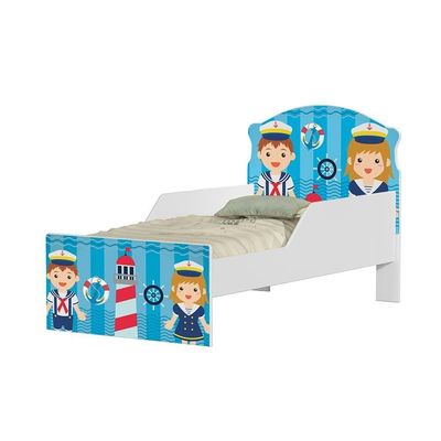 Cama Infantil Tripulação Do Mar Com Colchão