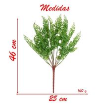 Ramo Decoração Arranjo Hortaliça Salsinha Artificial Plástico 13 Galhos 46cm