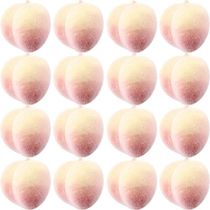 Kit Mini Frutas Artificiais Pêssegos 192 Unidades Isopor