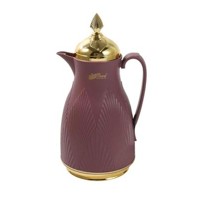 Garrafa Térmica Café Chá 1 Litro Roxa árabe A Vácuo Daydays Luxo
