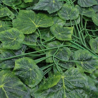 12 Ramos Decoração Arranjo Uva Artificial Planta Decorativa Plástico 5 Galhos Cada 65cm