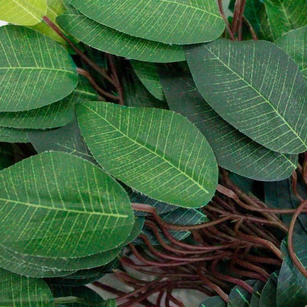 36 Galhos Decoração Arranjo Fícus Artificial Planta Decorativa 42cm