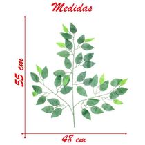 72 Galhos Decoração Arranjo Fícus Artificial Planta Decorativa 55cm