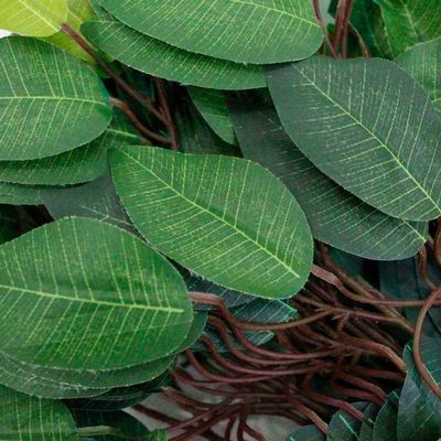 72 Galhos Decoração Arranjo Fícus Artificial Planta Decorativa 42cm