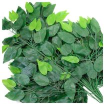 24 Galhos Decoração Arranjo Fícus Artificial Planta Decorativa 55cm