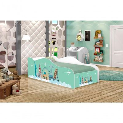Mini Cama Like Viajar Infantil Com Colchão