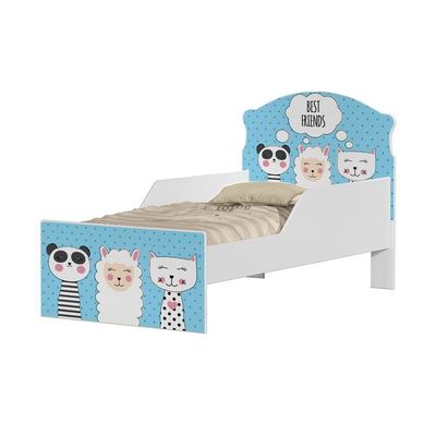 Mini Cama Panda Llama E Gato