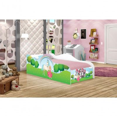 Mini Cama Fun Princesa Encantada Infantil Com Colchão