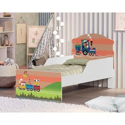 Mini Cama Trenzinho Com Colchão