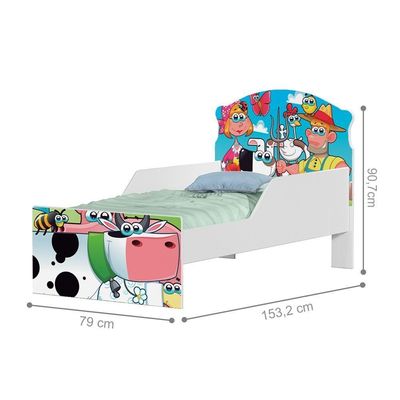 Mini Cama Fazendinha E Vaquinha