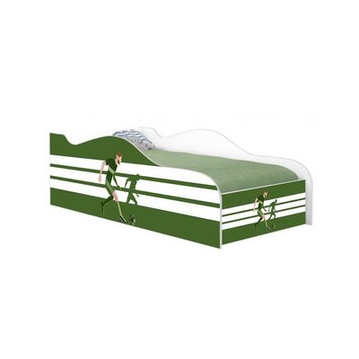 Mini Cama Like Atacante Futebol Infantil Com Colchão