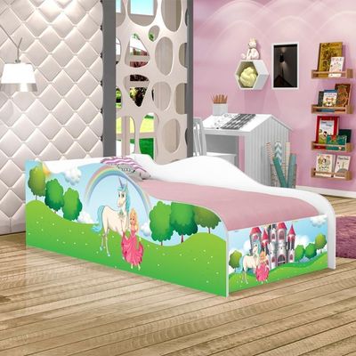 Mini Cama Like Reino Da Princesa Infantil Com Colchão