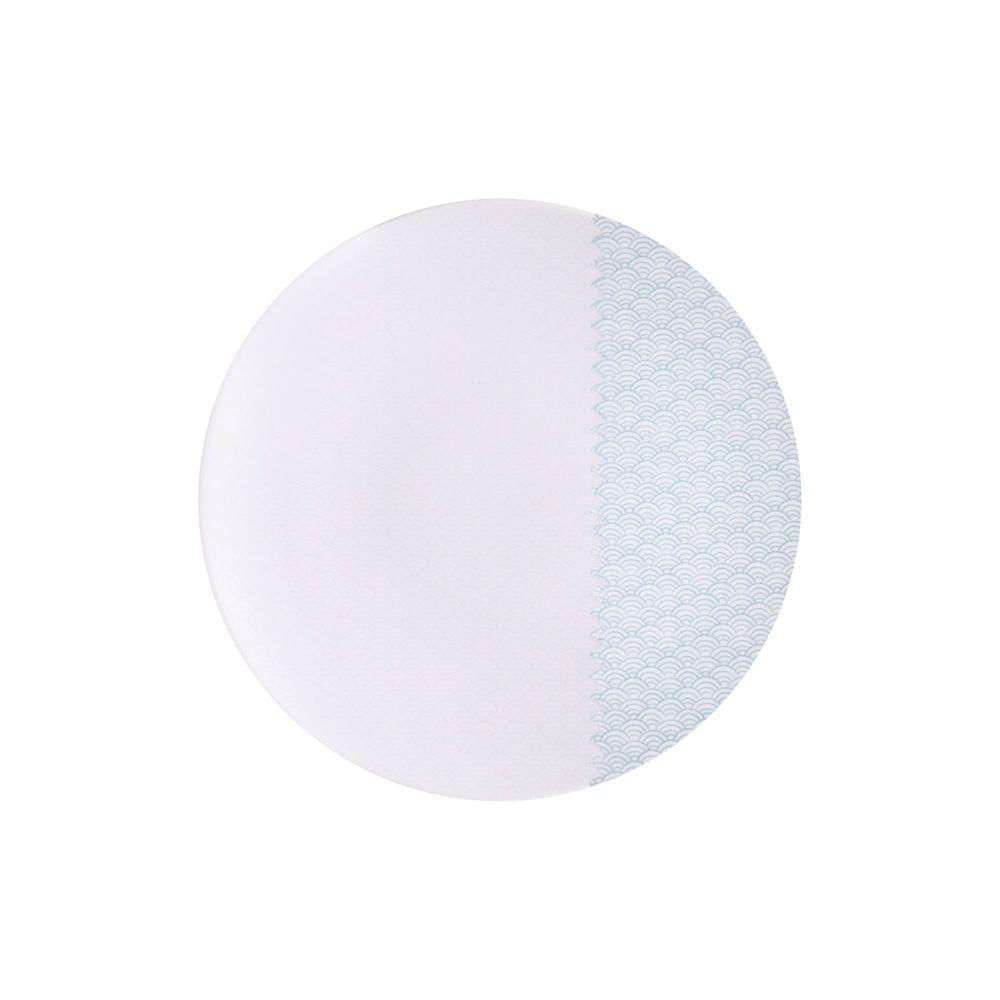 Prato Sobremesa Tramontina Aquarius Porcelana Decorada 21cm Tramontina