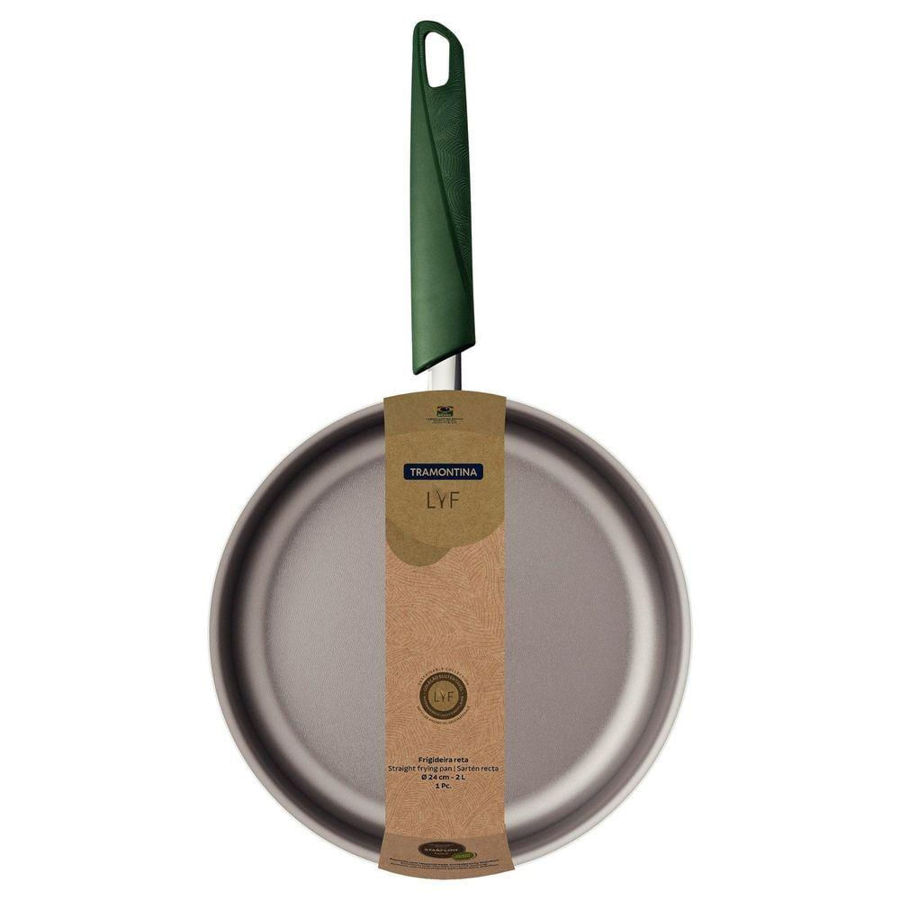 Frigideira Reta 24cm Tramontina Lyf Alumínio Antiaderente Starflon Max Tramontina
