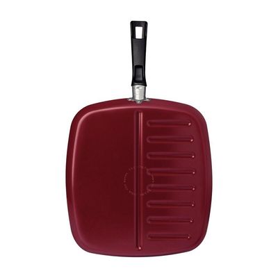 Frigideira Bistequeira Tramontina 26cm Vermelha Loreto Alumínio Antiaderente Starflon Max Exter