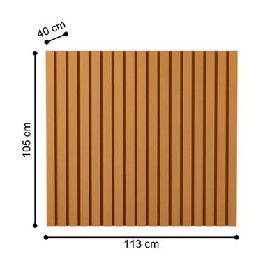 Cabeceira Para Cama De Solteiro Ripada Ragusa Nature