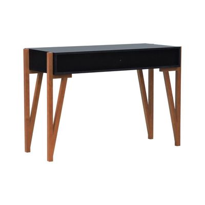 Aparador-escrivaninha Decor Preto-amêndoa