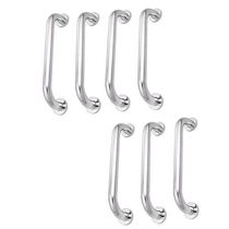 Alça De Apoio 30cm Barra Inox 7 Unidades Inox Deficiente Cadeirante Acessibilidade Idoso Banheiro