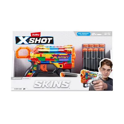 Lançador de Dardos X-Shot - Skins Menace - Striper
