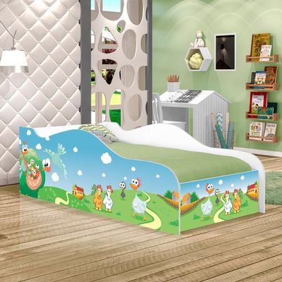 Cama Like Fazendinha Encantada Solteiro Com Colchão