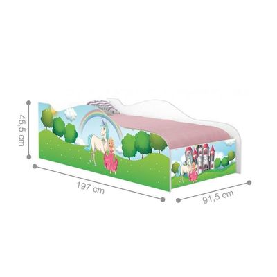 Cama Fun Princesa Encantada Solteiro Com Colchão