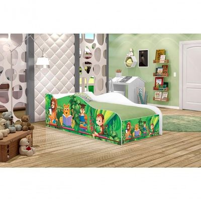 Cama Like Livro Na Floresta Solteiro Com Colchão