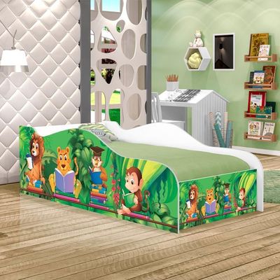 Cama Like Livro Na Floresta Solteiro Com Colchão