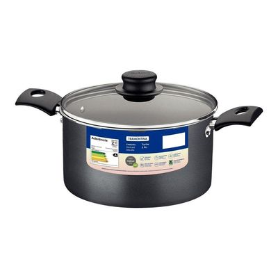 Panela Caldeirão Tramontina Turim 24cm Chumbo Alumínio Antiaderente Starflon Max Tramontina
