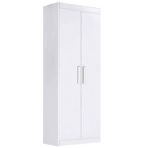 Armário Multiuso 2 Portas 4 Prateleiras Branco