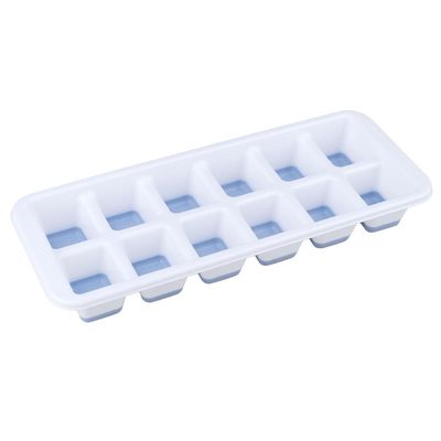 Forma para Gelo Fundo Flexivel Plasutil Azul