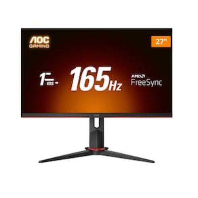 Monitor Gamer Widescreen VA 27 AOC 1920 x 1080 FHD 27G2S/BK Entrada HDMI e VGA
