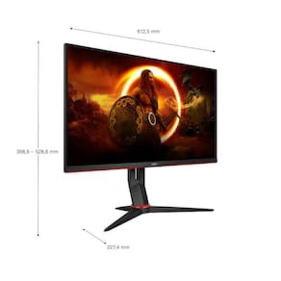 Monitor Gamer Widescreen VA 27 AOC 1920 x 1080 FHD 27G2S/BK Entrada HDMI e VGA