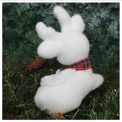 Boneco Natal Enfeite Natalino Rena Felpuda 20cm