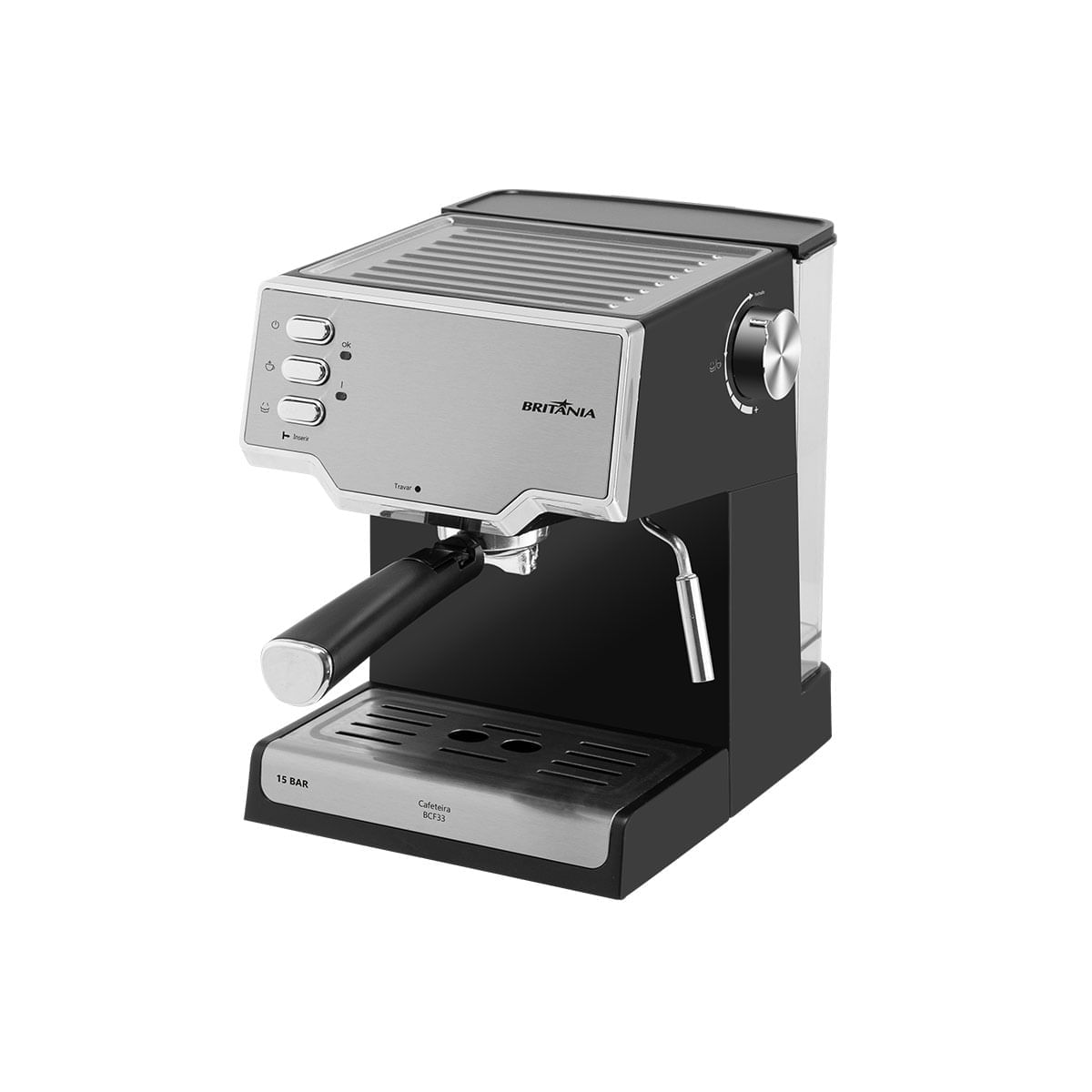 Cafeteira Expresso Britânia 15 Bar Preto 110v - Bcf33