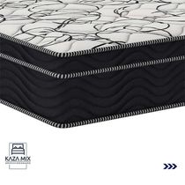 Cama Box Solteiro Preto E Colchão Ortobom Extra Firme D45
