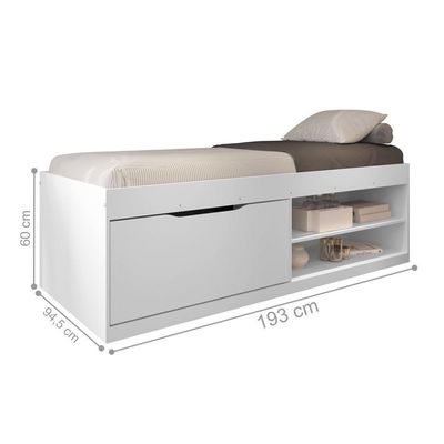 Cama Box Sapateira Tien Branco