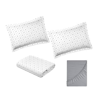 Jogo de Cama King Size 200 Fios Nova América - Marcelo (7770)