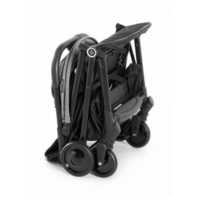 Carrinho de Bebê Jamby Galzerano Preto e Cinza
