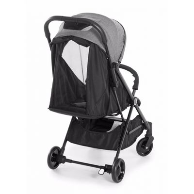 Carrinho de Bebê Jamby Galzerano Preto e Cinza