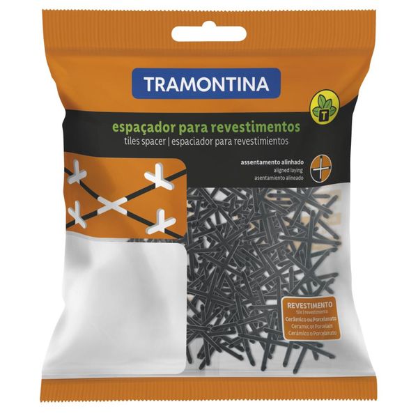 Espaçador Cruzeta Plástico Tramontina 1,5 mm (Saco com 100 un.)