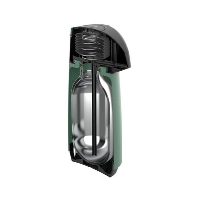 Garrafa Térmica Tramontina Exata em Plástico Verde com Ampola de Vidro 1 L